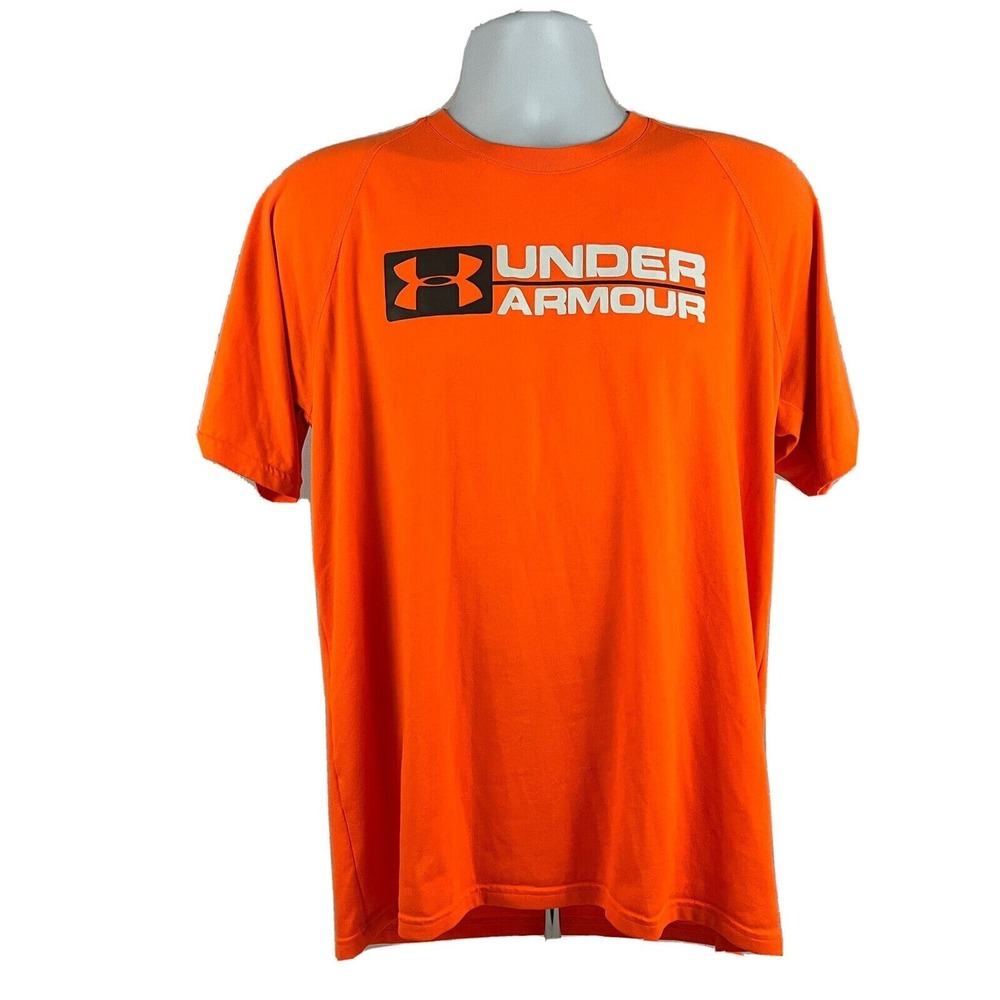 Under Armour Heat Gear Loose Athletic T-Shirt Men's Medium Gym Running Train